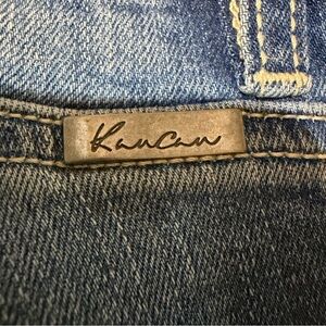 KanCan Women's Medium Blue Distressed Denim Jeans